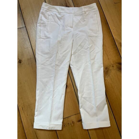Chico's Women's So Slimming White Cropped Pants - Size 0 - Picture 1 of 8